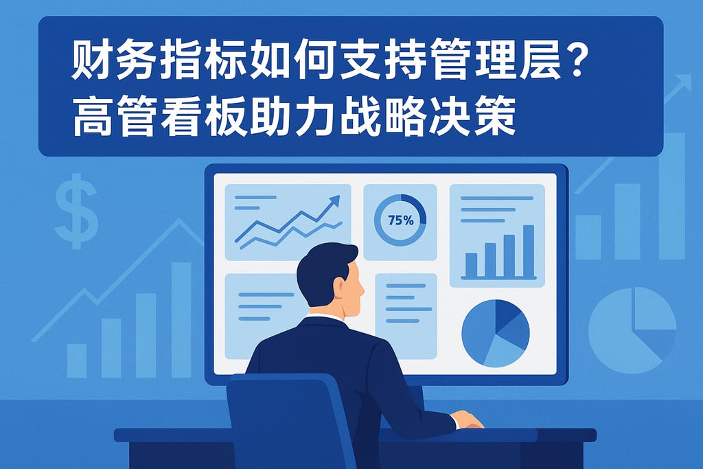 财务指标如何支持管理层？高管看板助力战略决策