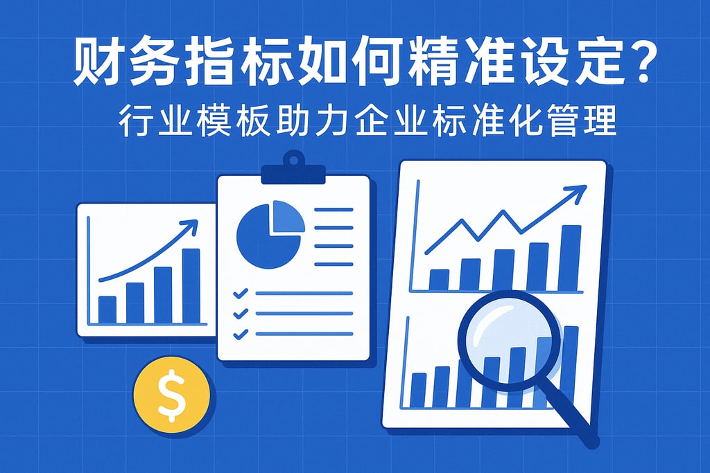 财务指标如何精准设定？行业模板助力企业标准化管理