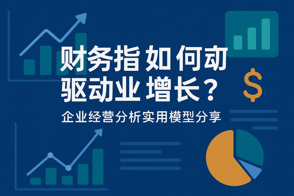 财务指标如何驱动业务增长？企业经营分析实用模型分享