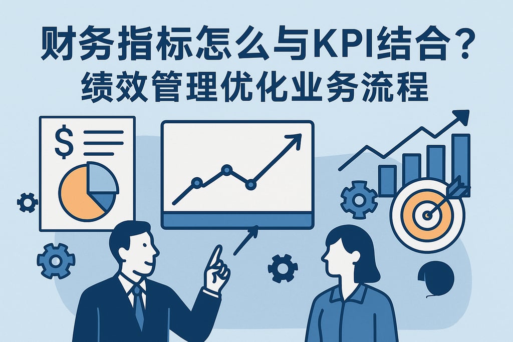 财务指标怎么与KPI结合？绩效管理优化业务流程