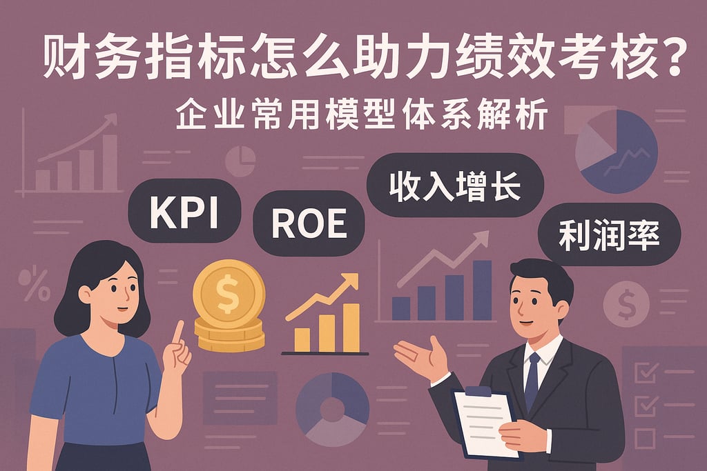 财务指标怎么助力绩效考核？企业常用模型体系解析