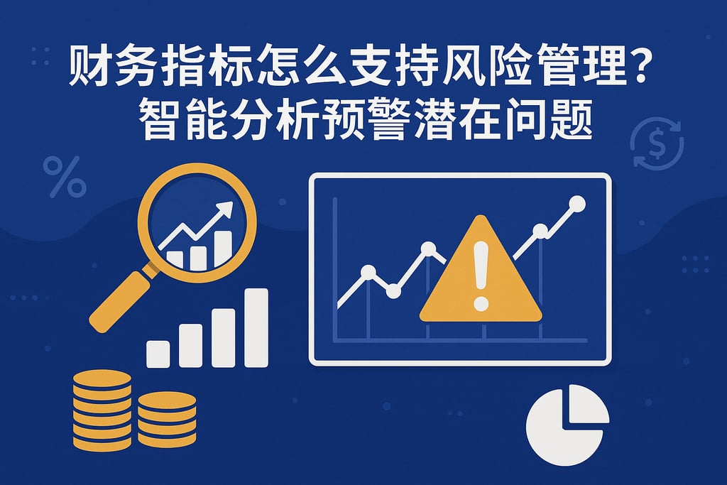 财务指标怎么支持风险管理？智能分析预警潜在问题
