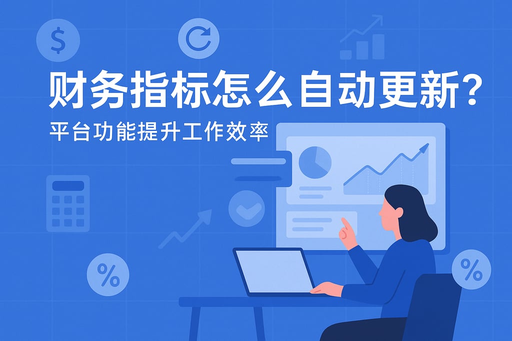财务指标怎么自动更新？平台功能提升工作效率
