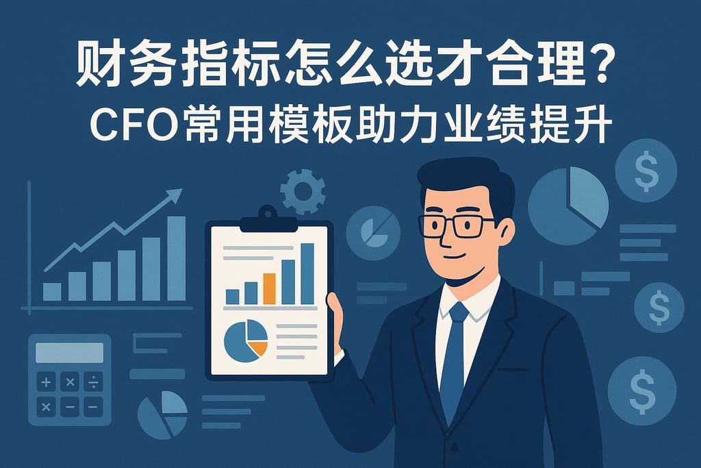 财务指标怎么选才合理？CFO常用模板助力业绩提升