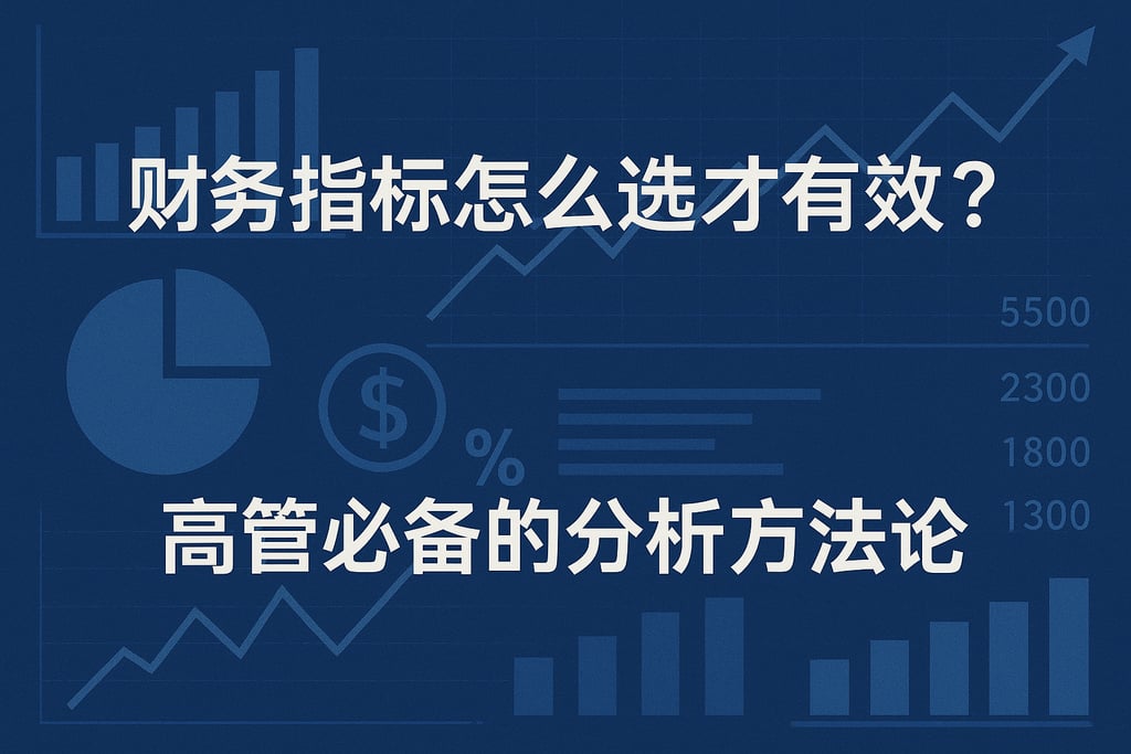 财务指标怎么选才有效？高管必备的分析方法论