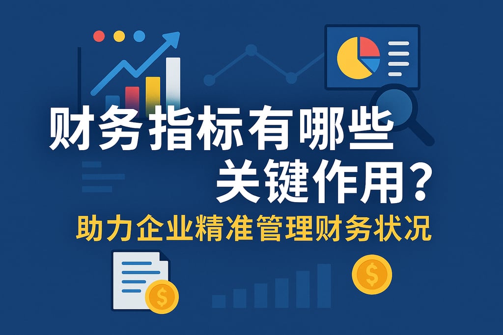 财务指标有哪些关键作用？助力企业精准管理财务状况