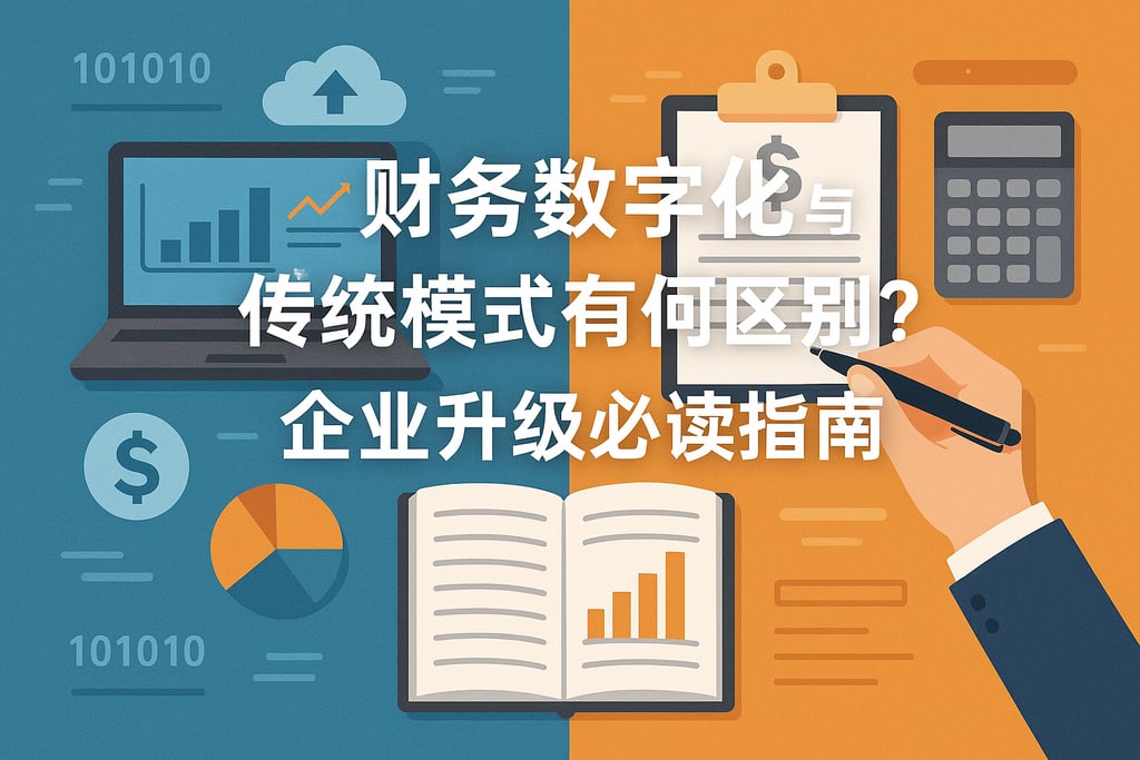 财务数字化与传统模式有何区别？企业升级必读指南