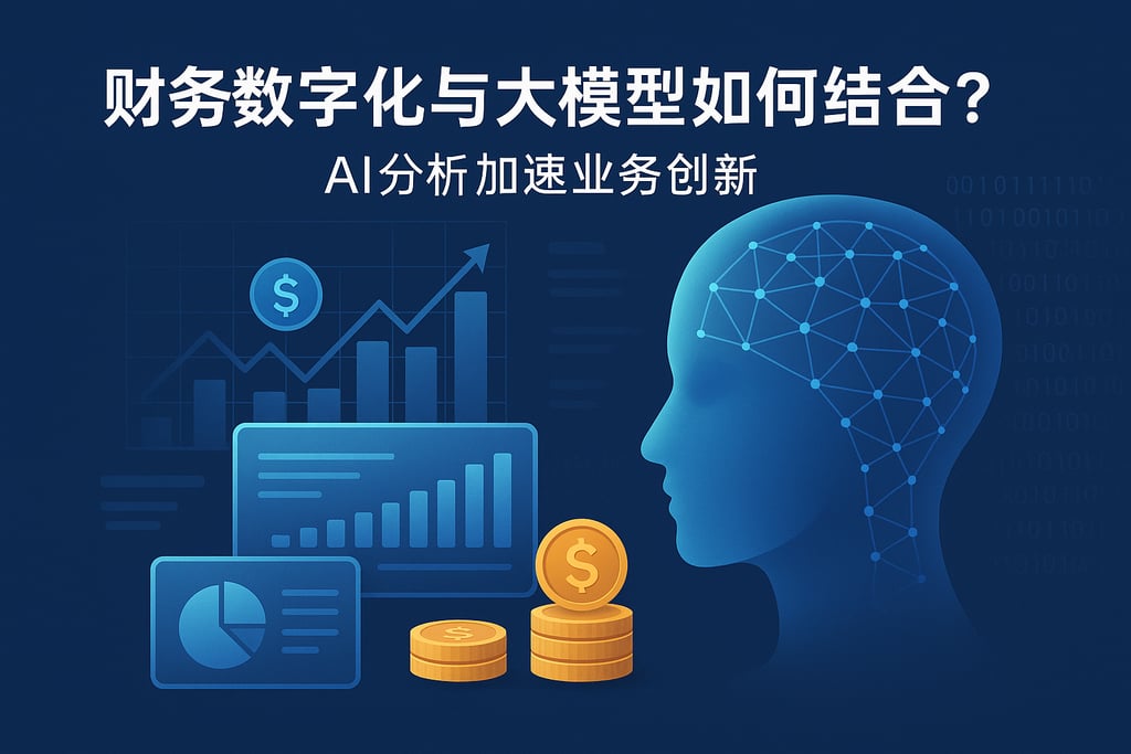 财务数字化与大模型如何结合？AI分析加速业务创新