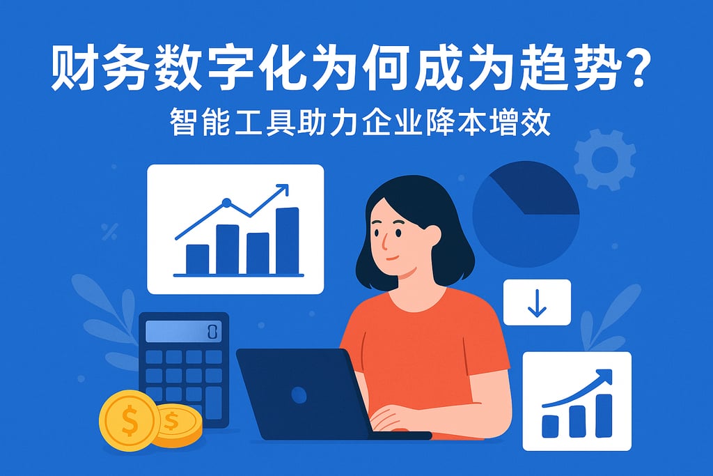 财务数字化为何成为趋势？智能工具助力企业降本增效