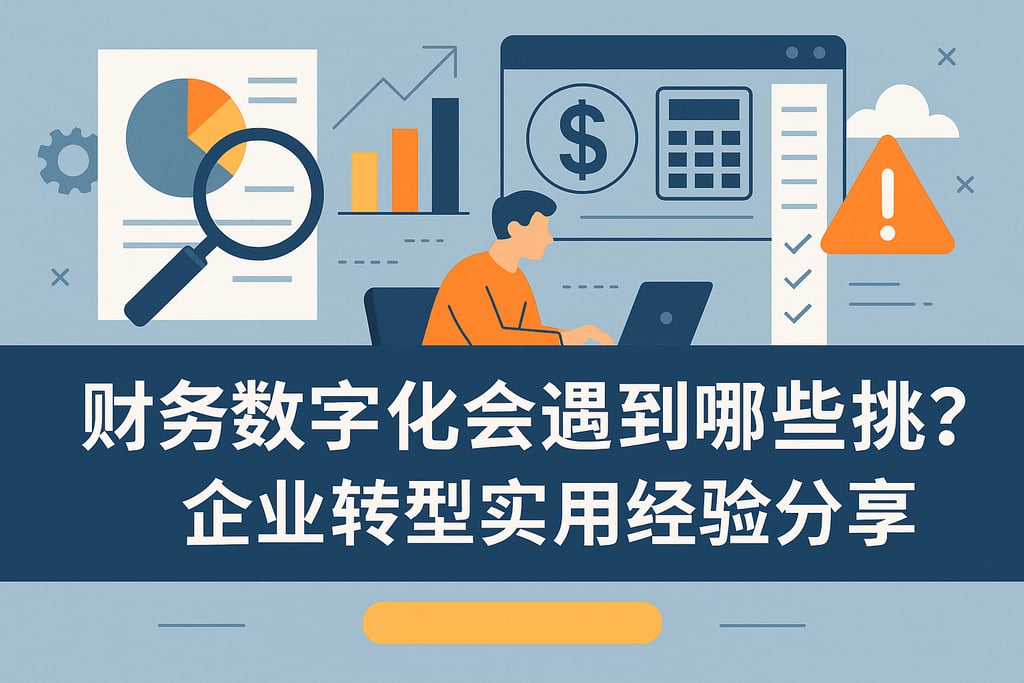 财务数字化会遇到哪些挑战？企业转型实用经验分享