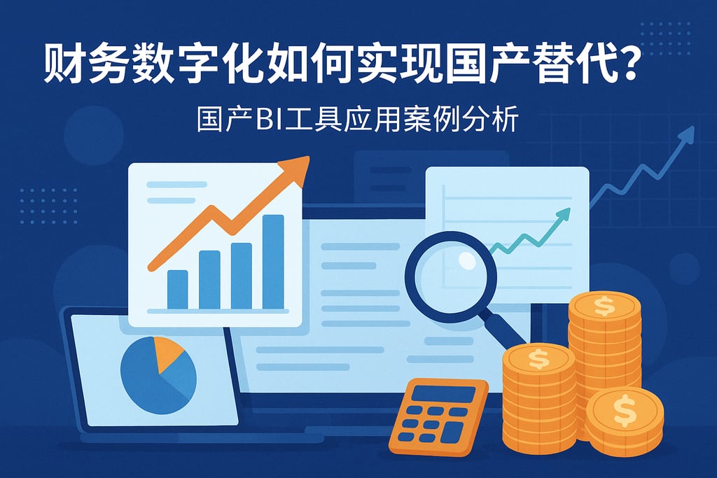 财务数字化如何实现国产替代？国产BI工具应用案例分析