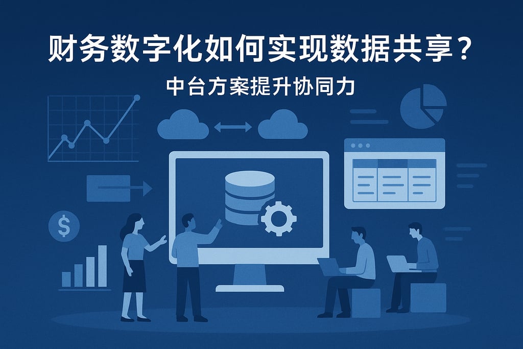 财务数字化如何实现数据共享？中台方案提升协同力