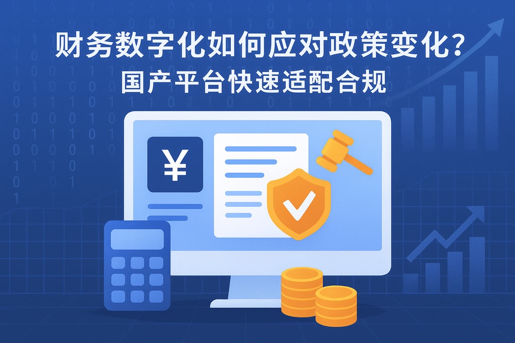 财务数字化如何应对政策变化？国产平台快速适配合规