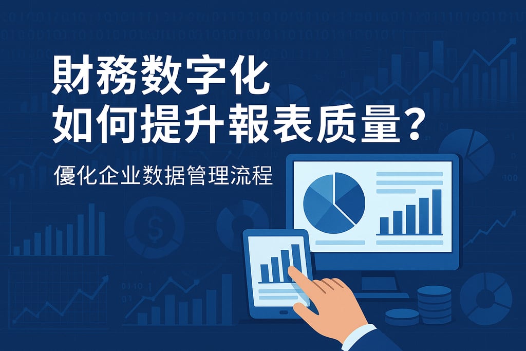 财务数字化如何提升报表质量？优化企业数据管理流程