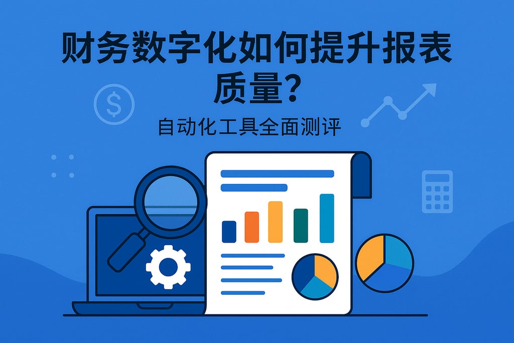 财务数字化如何提升报表质量？自动化工具全面测评
