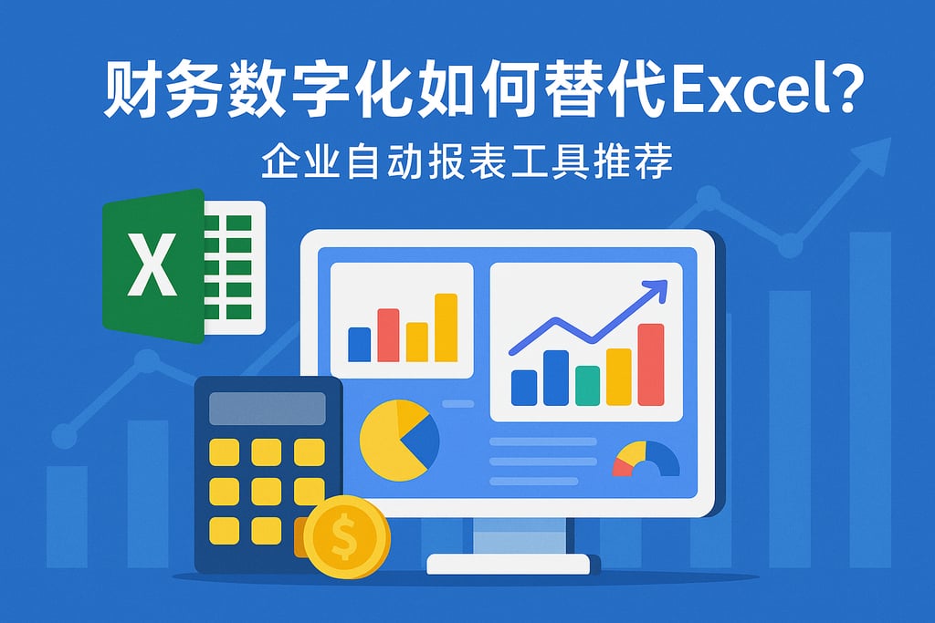财务数字化如何替代Excel？企业自动报表工具推荐