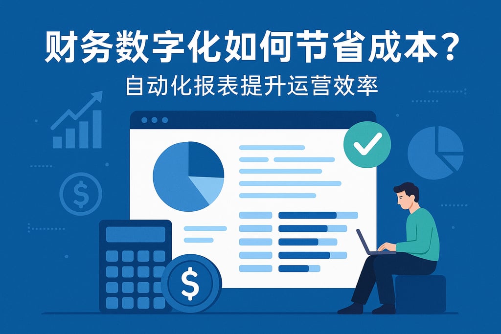财务数字化如何节省成本？自动化报表提升运营效率