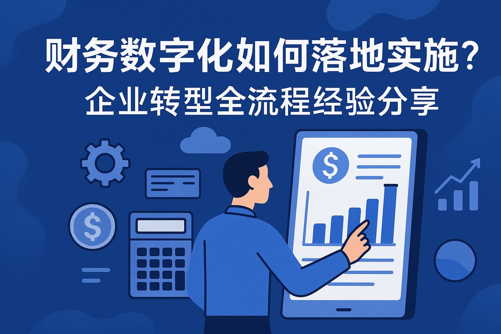 财务数字化如何落地实施？企业转型全流程经验分享