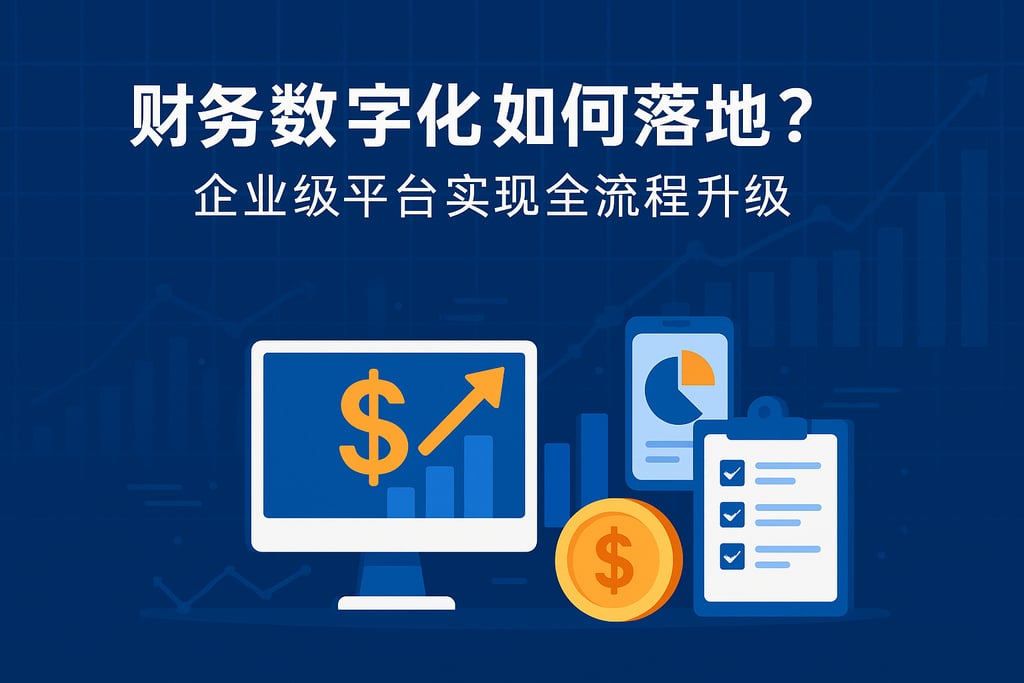财务数字化如何落地？企业级平台实现全流程升级