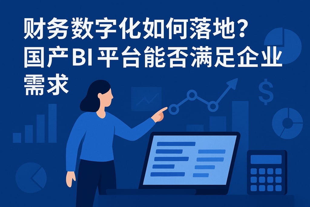 财务数字化如何落地？国产BI平台能否满足企业需求