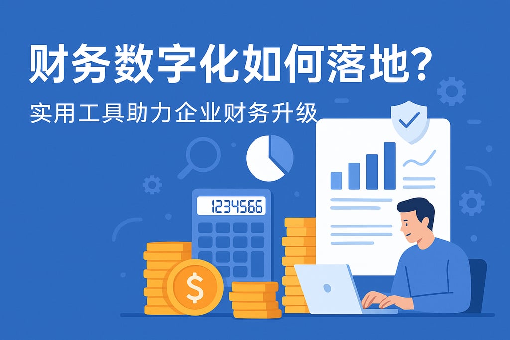 财务数字化如何落地？实用工具助力企业财务升级