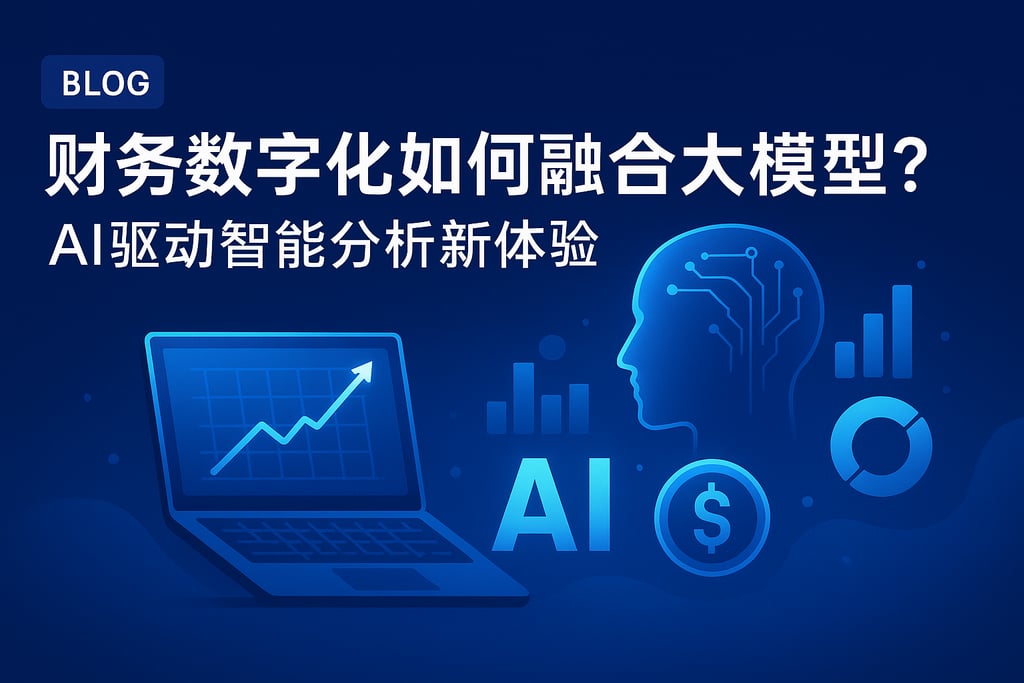 财务数字化如何融合大模型？AI驱动智能分析新体验