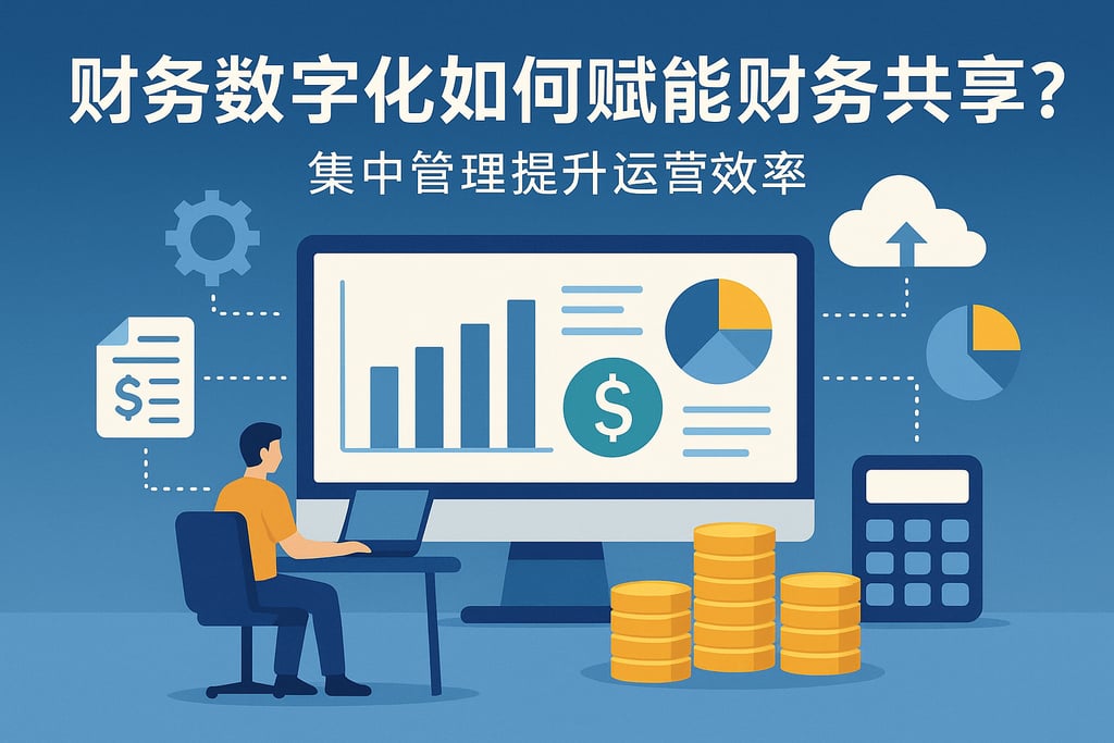 财务数字化如何赋能财务共享？集中管理提升运营效率