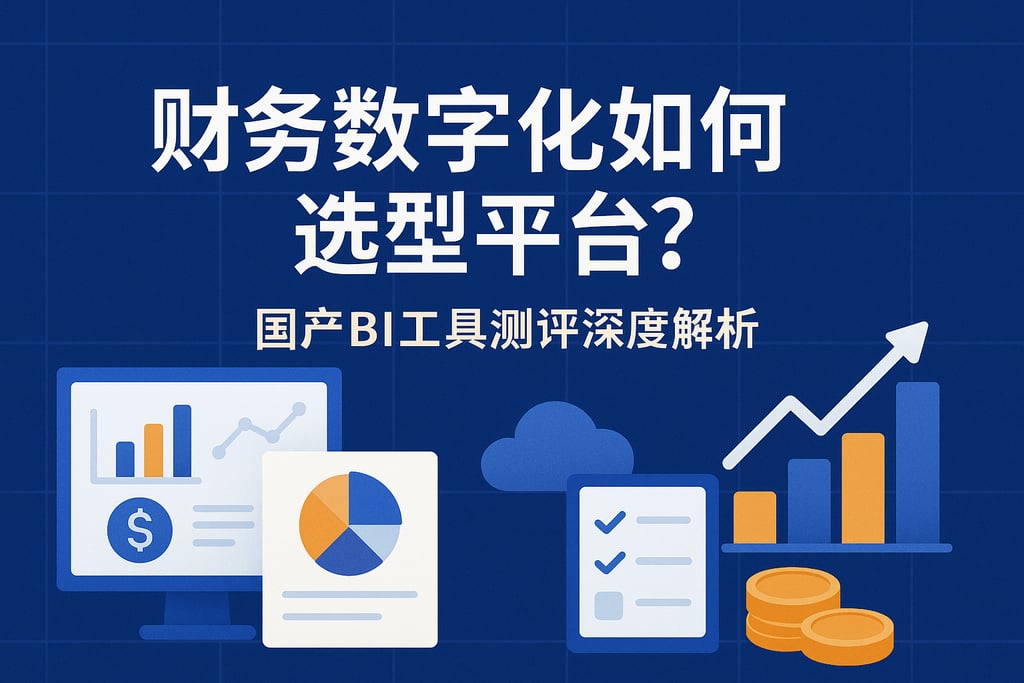 财务数字化如何选型平台？国产BI工具测评深度解析
