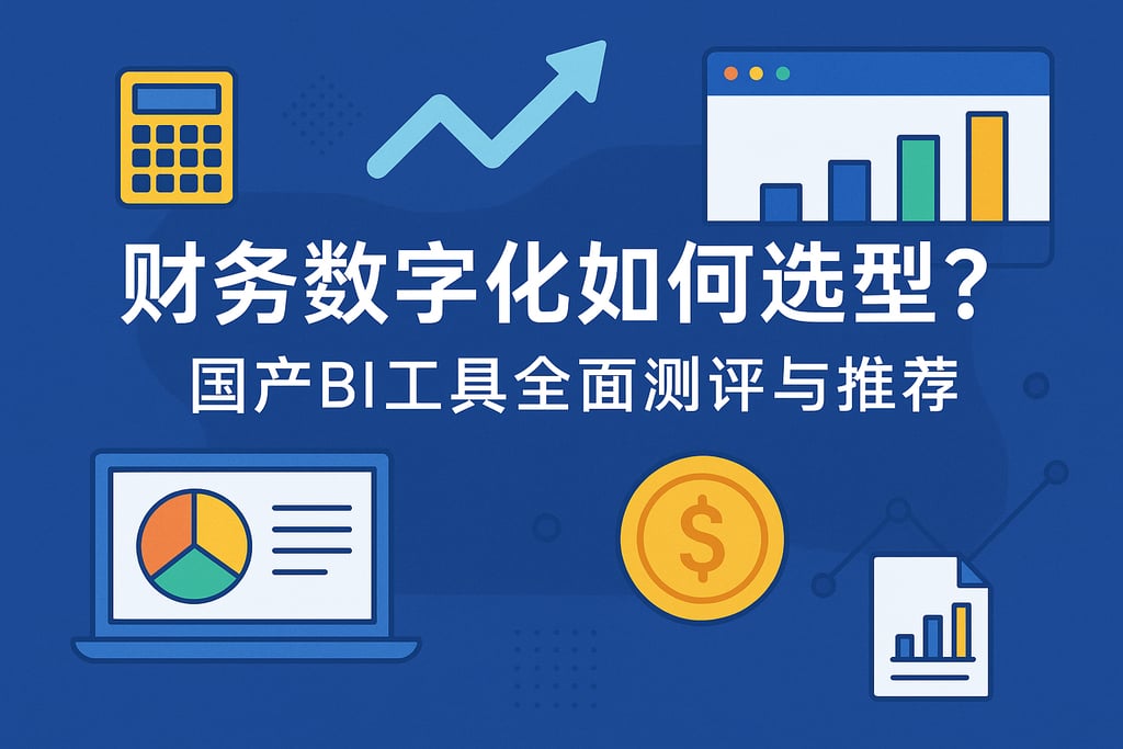 财务数字化如何选型？国产BI工具全面测评与推荐