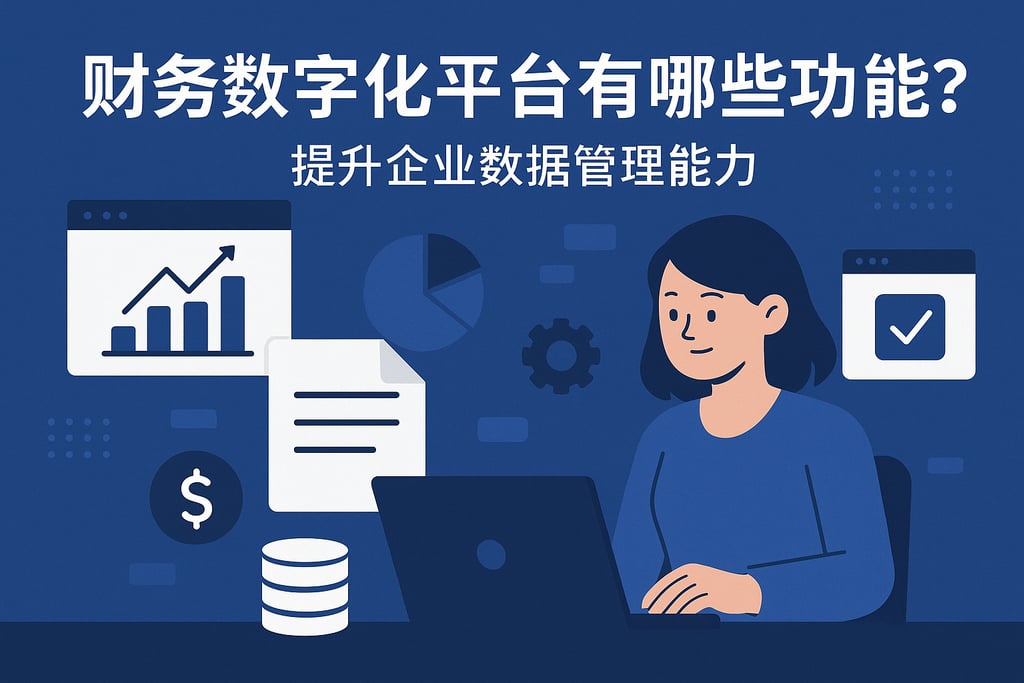 财务数字化平台有哪些功能？提升企业数据管理能力