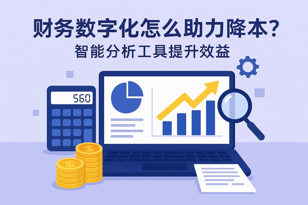 财务数字化怎么助力降本？智能分析工具提升效益