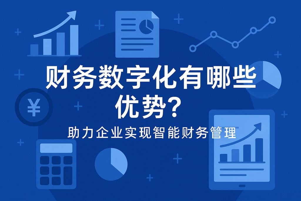 财务数字化有哪些优势？助力企业实现智能财务管理