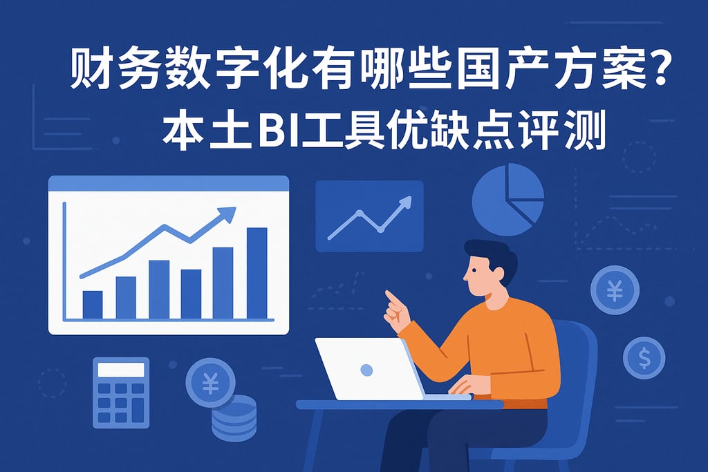 财务数字化有哪些国产方案？本土BI工具优缺点评测