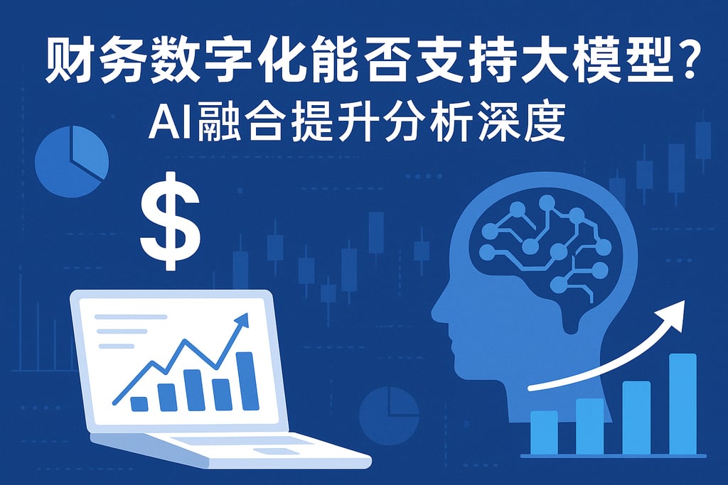 财务数字化能否支持大模型？AI融合提升分析深度