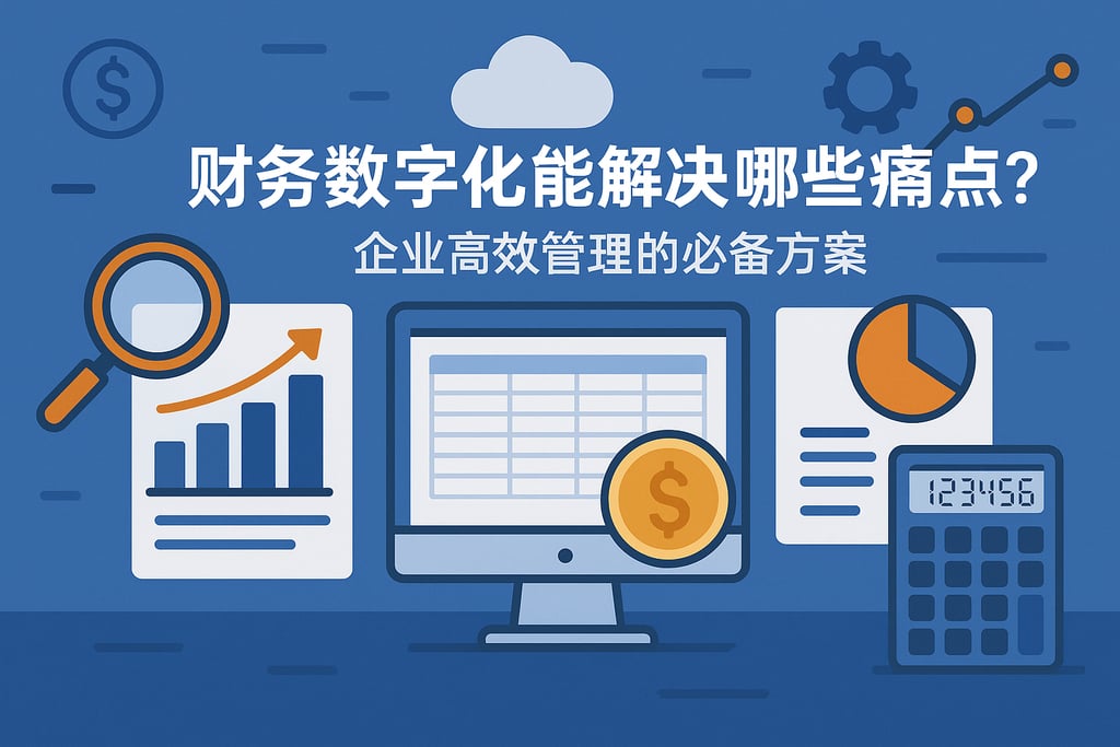 财务数字化能解决哪些痛点？企业高效管理的必备方案