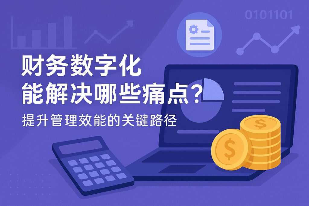 财务数字化能解决哪些痛点？提升管理效能的关键路径