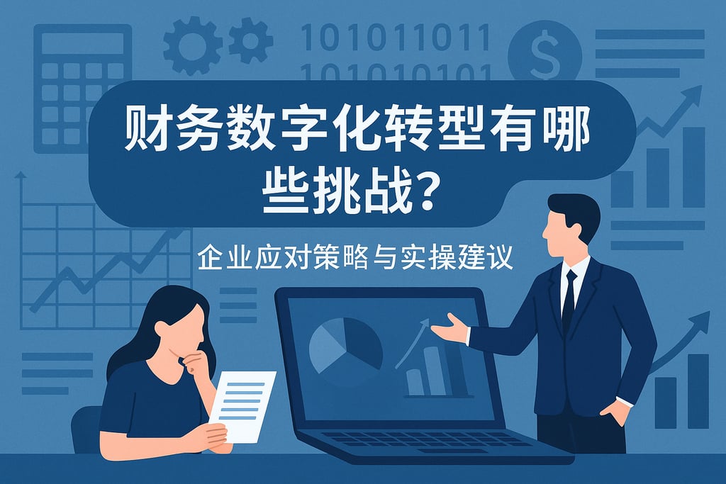 财务数字化转型有哪些挑战？企业应对策略与实操建议