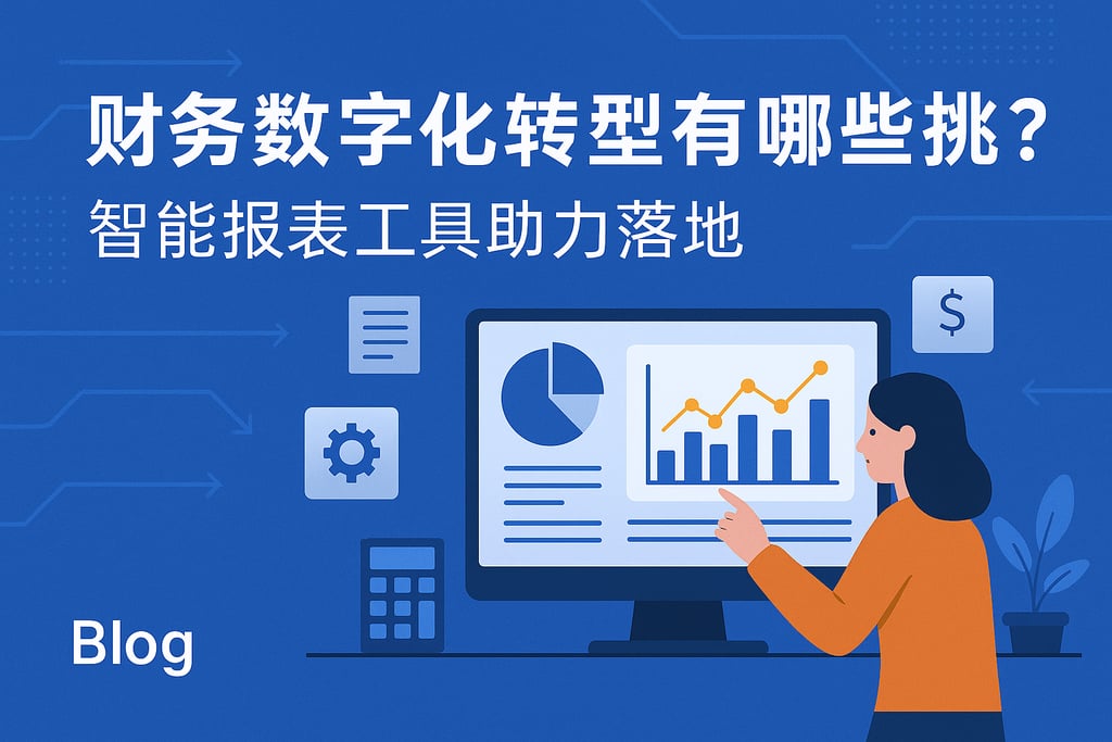 财务数字化转型有哪些挑战？智能报表工具助力落地