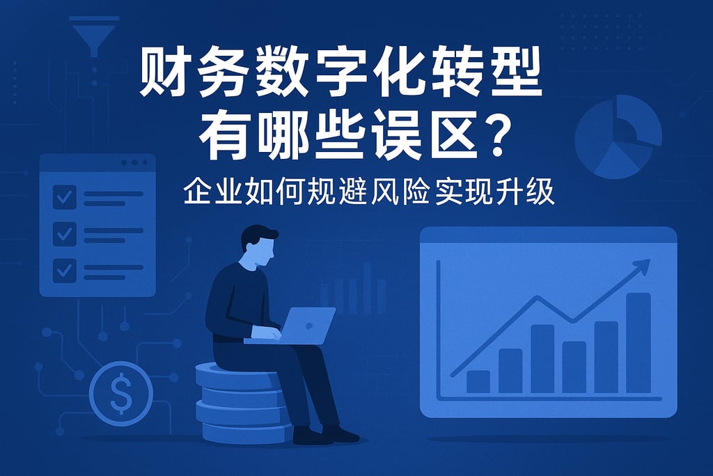 财务数字化转型有哪些误区？企业如何规避风险实现升级