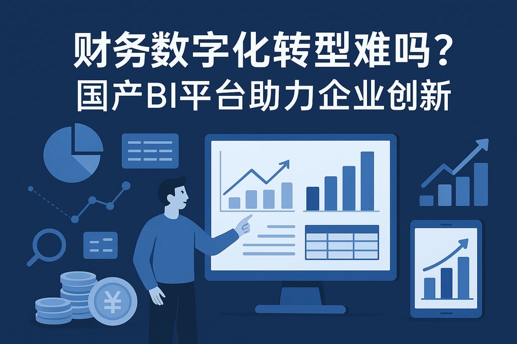 财务数字化转型难吗？国产BI平台助力企业创新