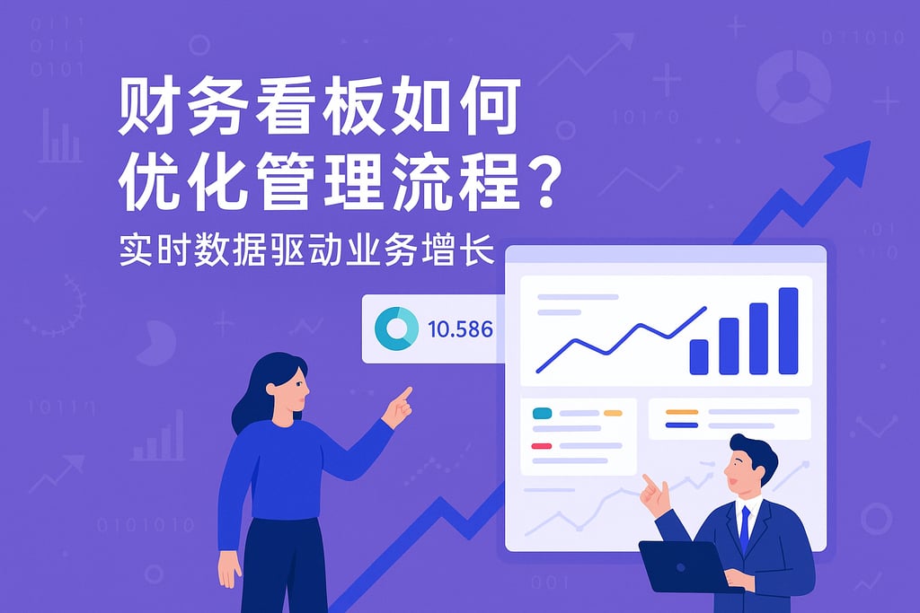 财务看板如何优化管理流程？实时数据驱动业务增长