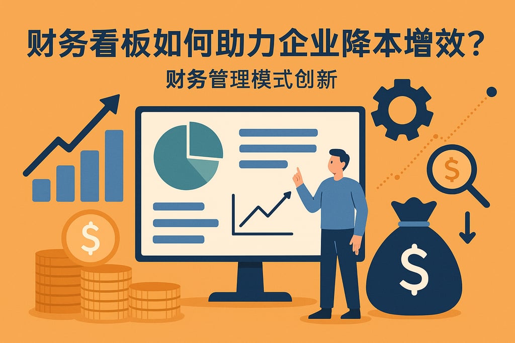 财务看板如何助力企业降本增效？财务管理模式创新