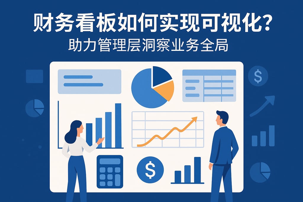 财务看板如何实现可视化？助力管理层洞察业务全局