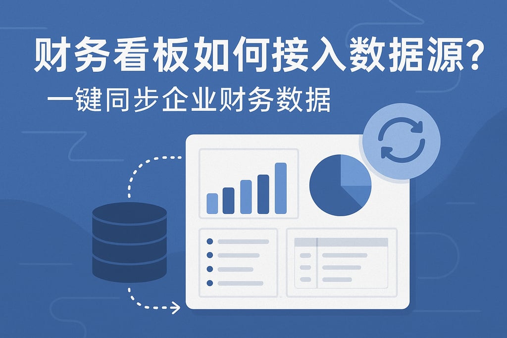 财务看板如何接入数据源？一键同步企业财务数据