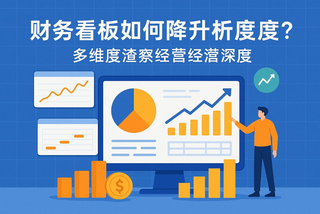 财务看板如何提升分析深度？多维度洞察经营状况