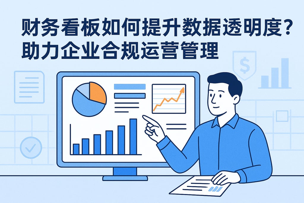 财务看板如何提升数据透明度？助力企业合规运营管理
