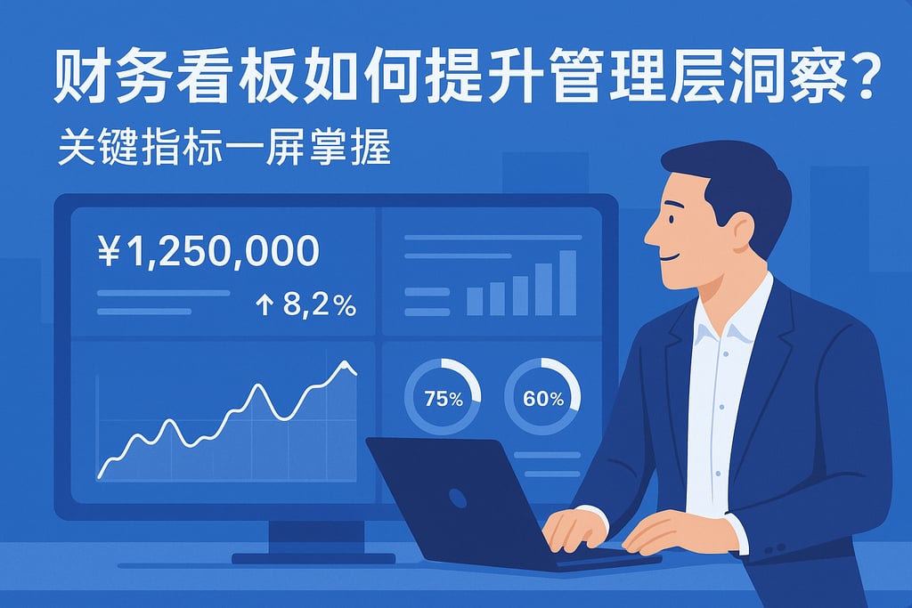 财务看板如何提升管理层洞察？关键指标一屏掌握