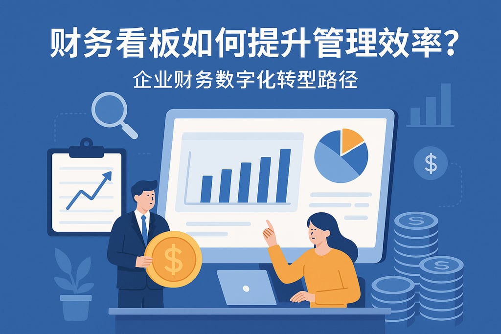 财务看板如何提升管理效率？企业财务数字化转型路径