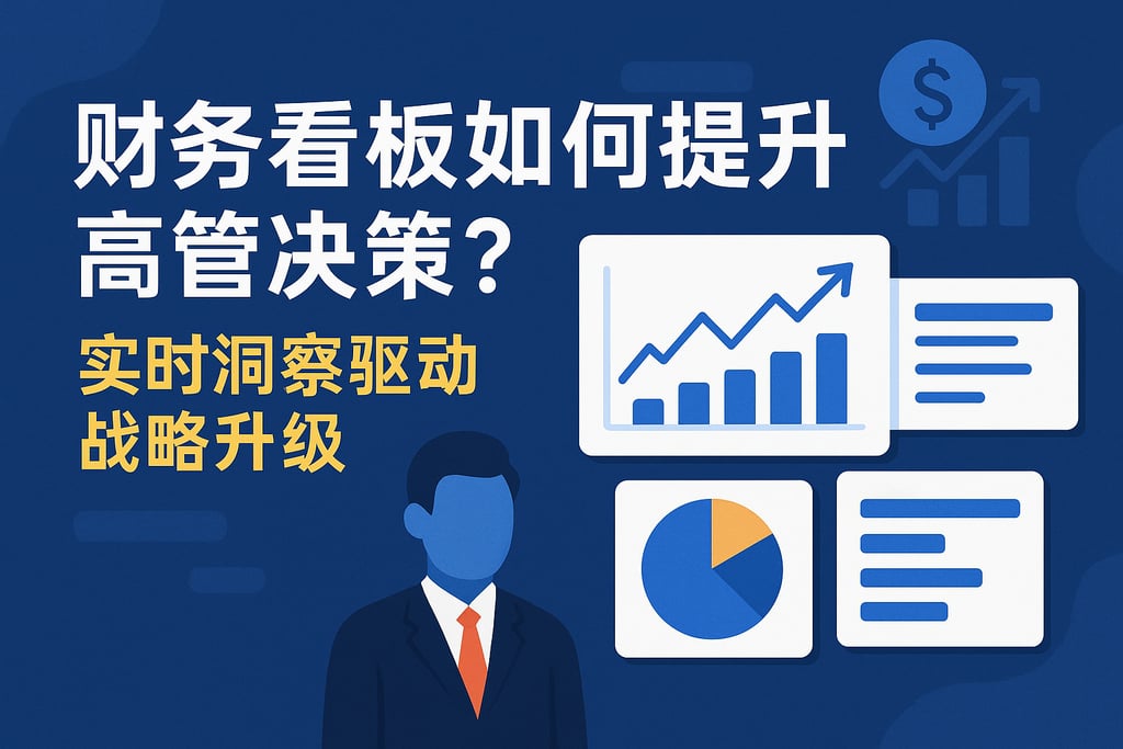 财务看板如何提升高管决策？实时洞察驱动战略升级