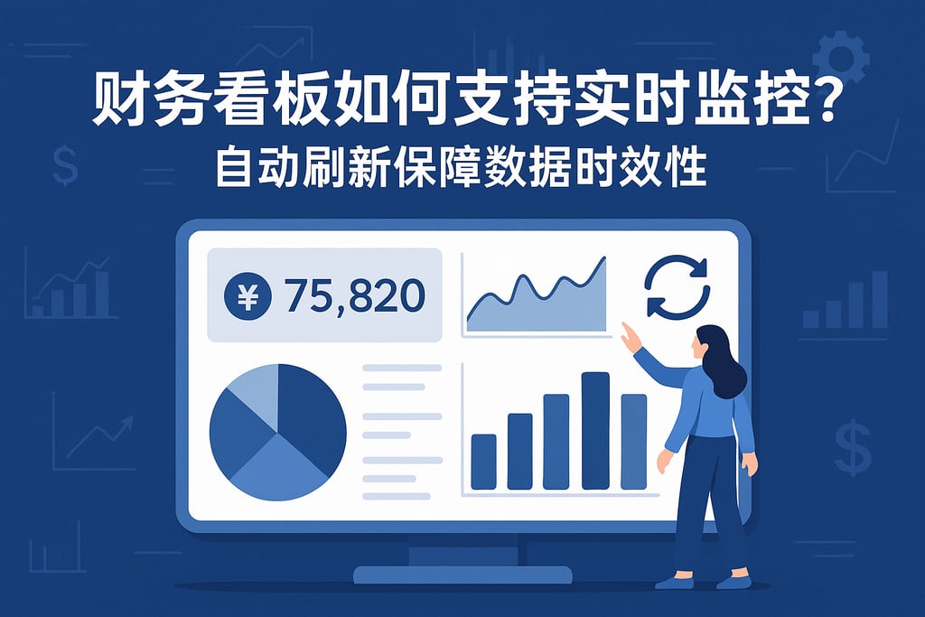 财务看板如何支持实时监控？自动刷新保障数据时效性
